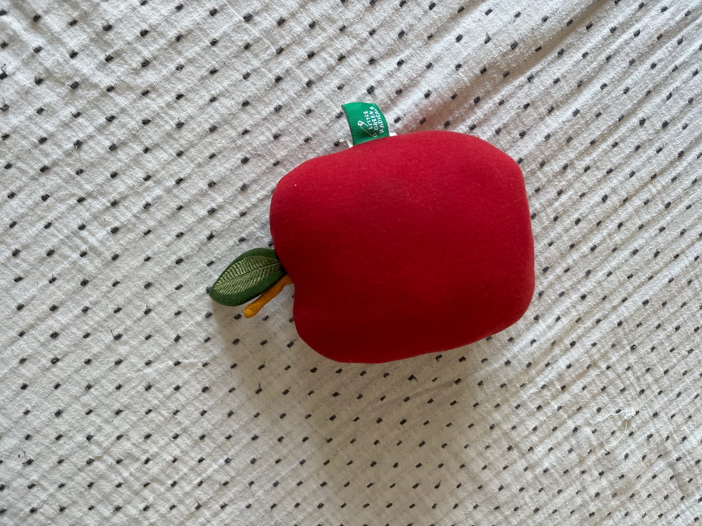 Customer photo review of An Apple A Day Organic Soft Toy