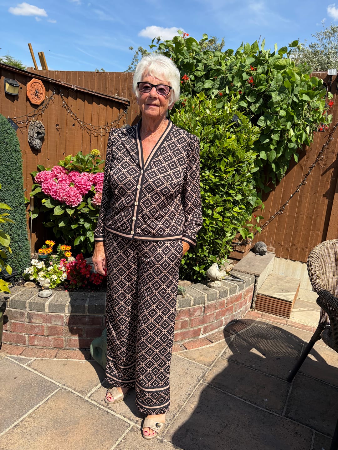 Customer photo review of Diamond Grid Jersey Fabric