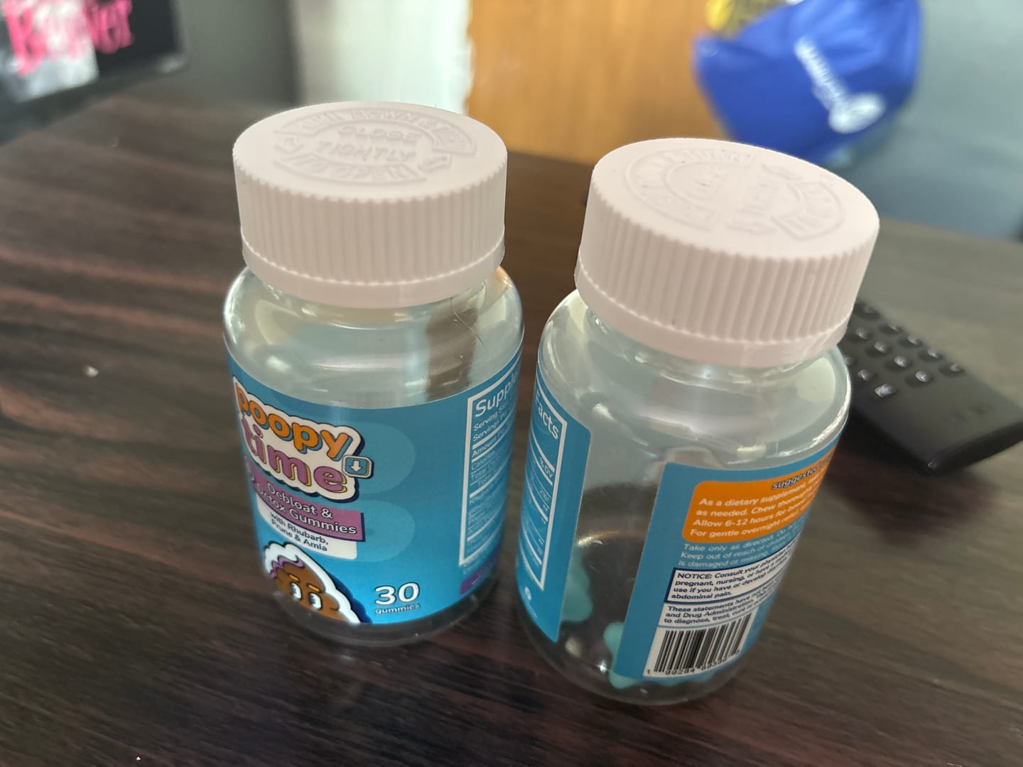 Customer photo review of Poopy Time Debloat & Detox Gummies