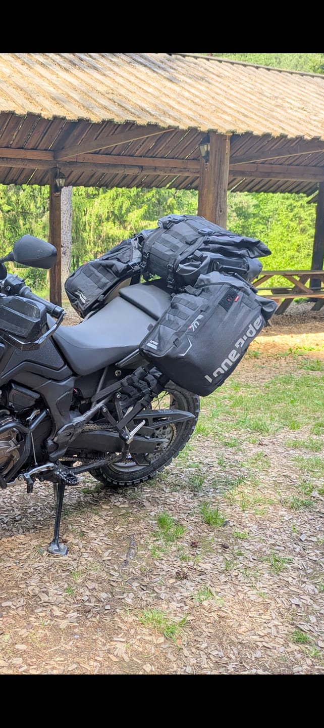 Customer photo review of ADVBags 70 – Rackless Saddle Bags