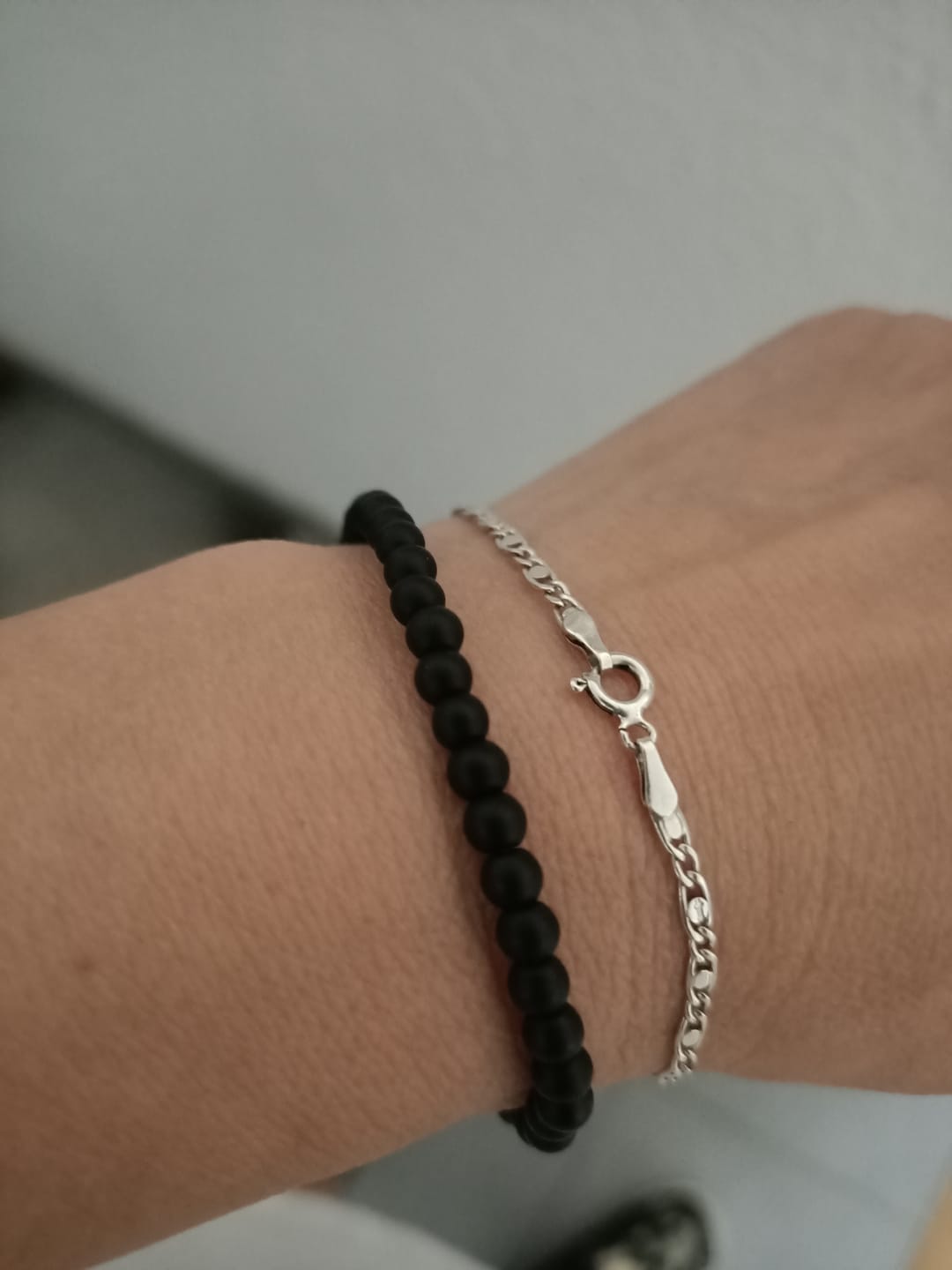 Customer photo review of Obsidian Armband