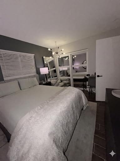 Customer photo review of TENONER White MDF 3-Lite Mirror Single/Double Sliding Closet Door for Bedroom, Closet - Easy Assembly, Pre-Drilled Panels
