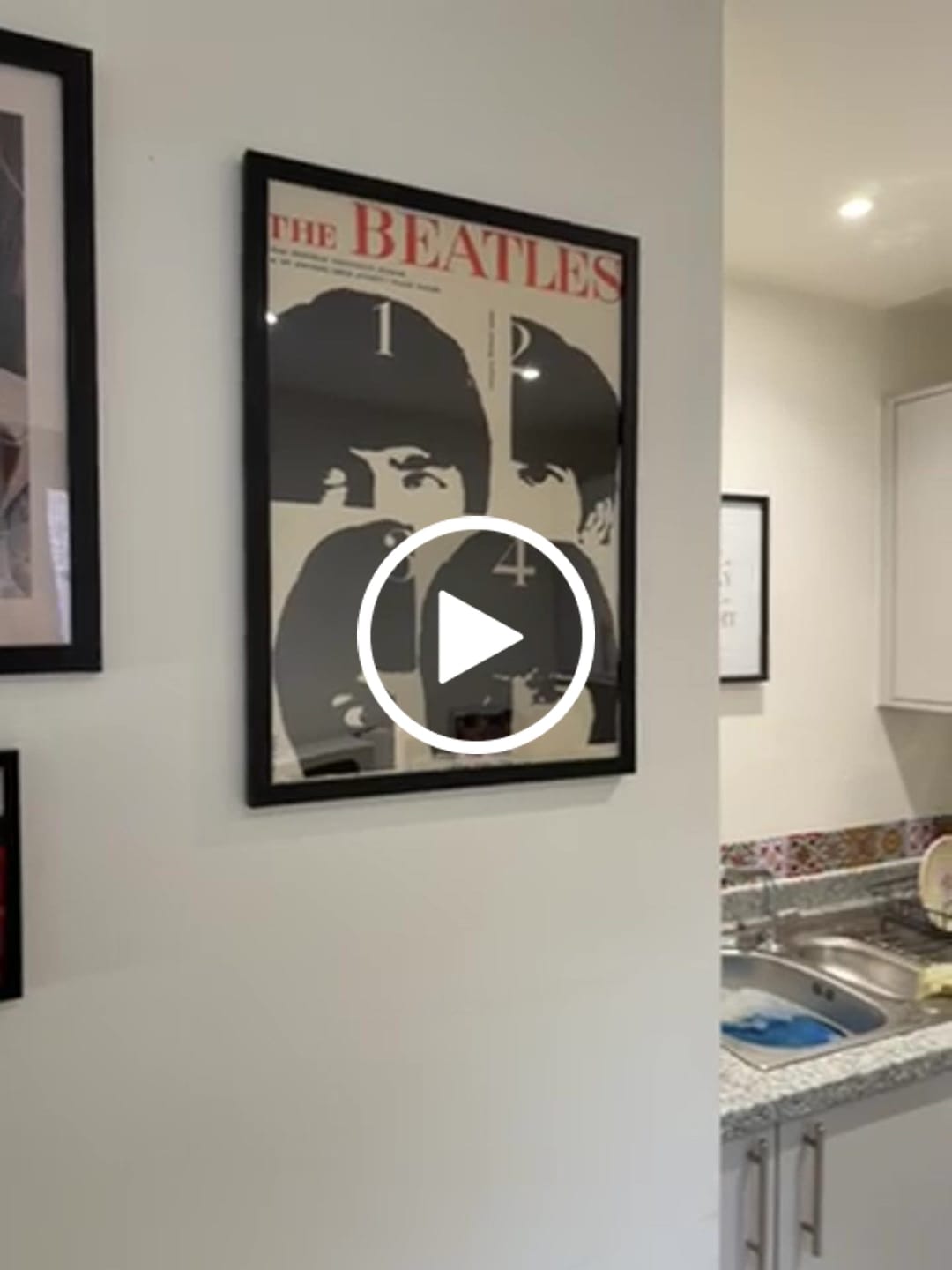 Customer video review of The Beatles Vintage Rock Poster