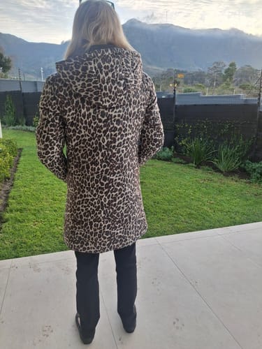 Customer photo review of Midnight x Leopard Classic Parka