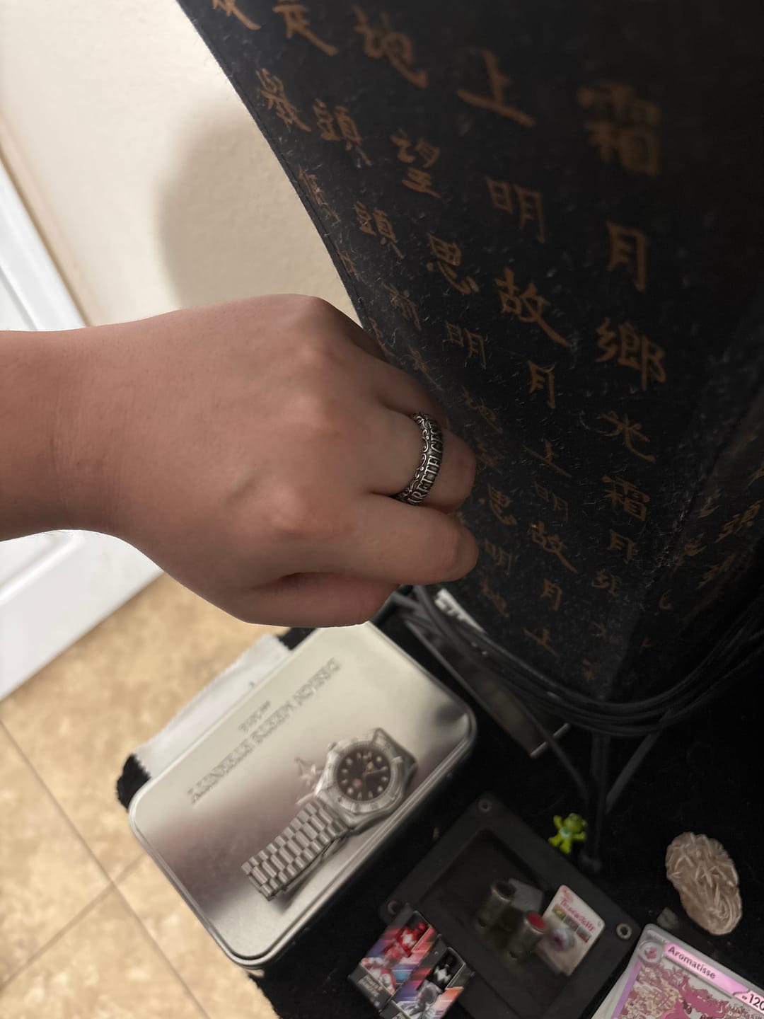 Customer photo review of UPGRADED CATACOMBS RING