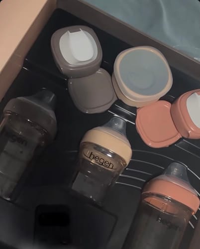 Customer's Hegen PPSU All-Star Collection organized inside a product gift box.