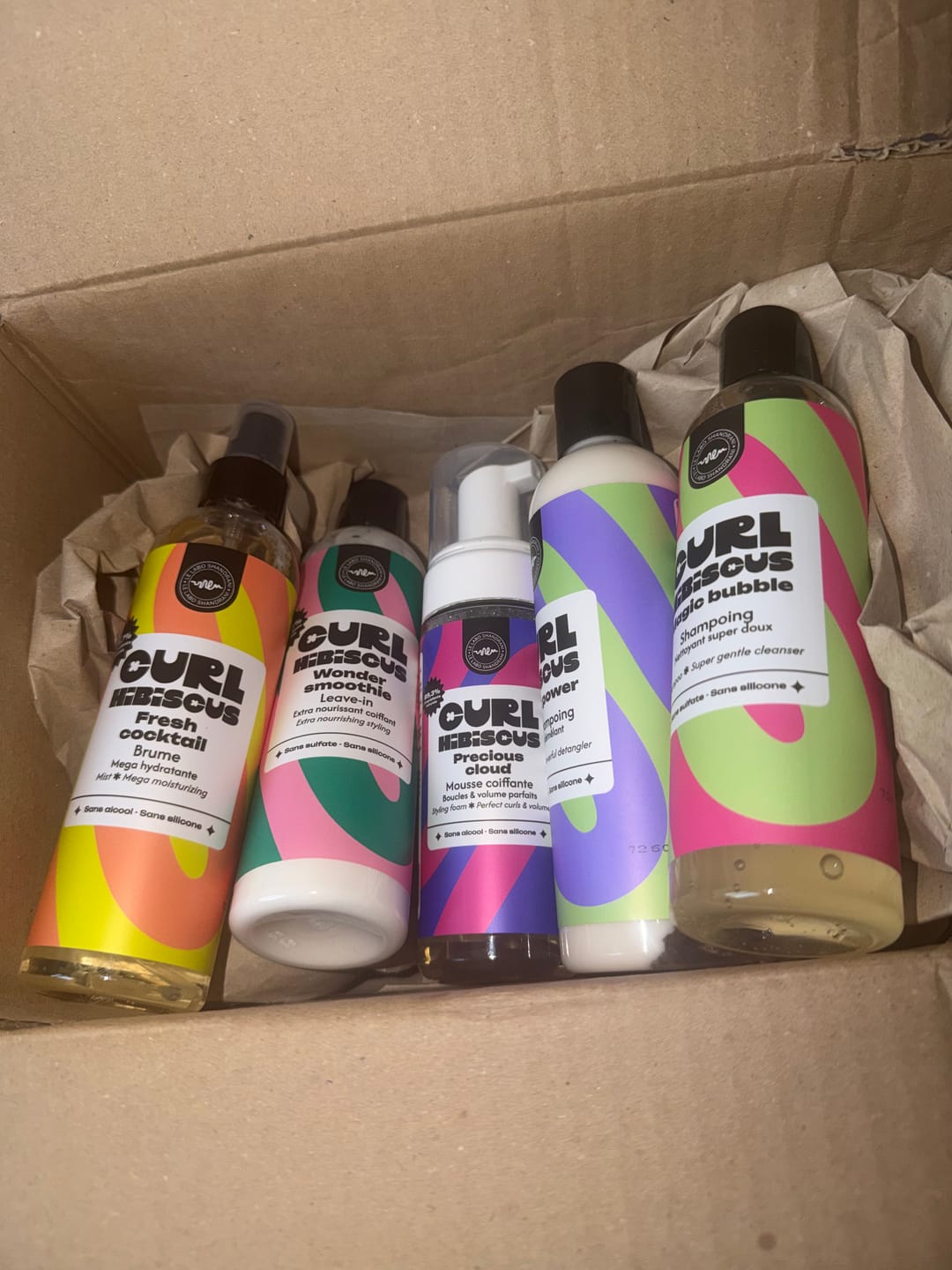 Customer photo review of Curl Hibiscus - PACK Essentiel pour boucles