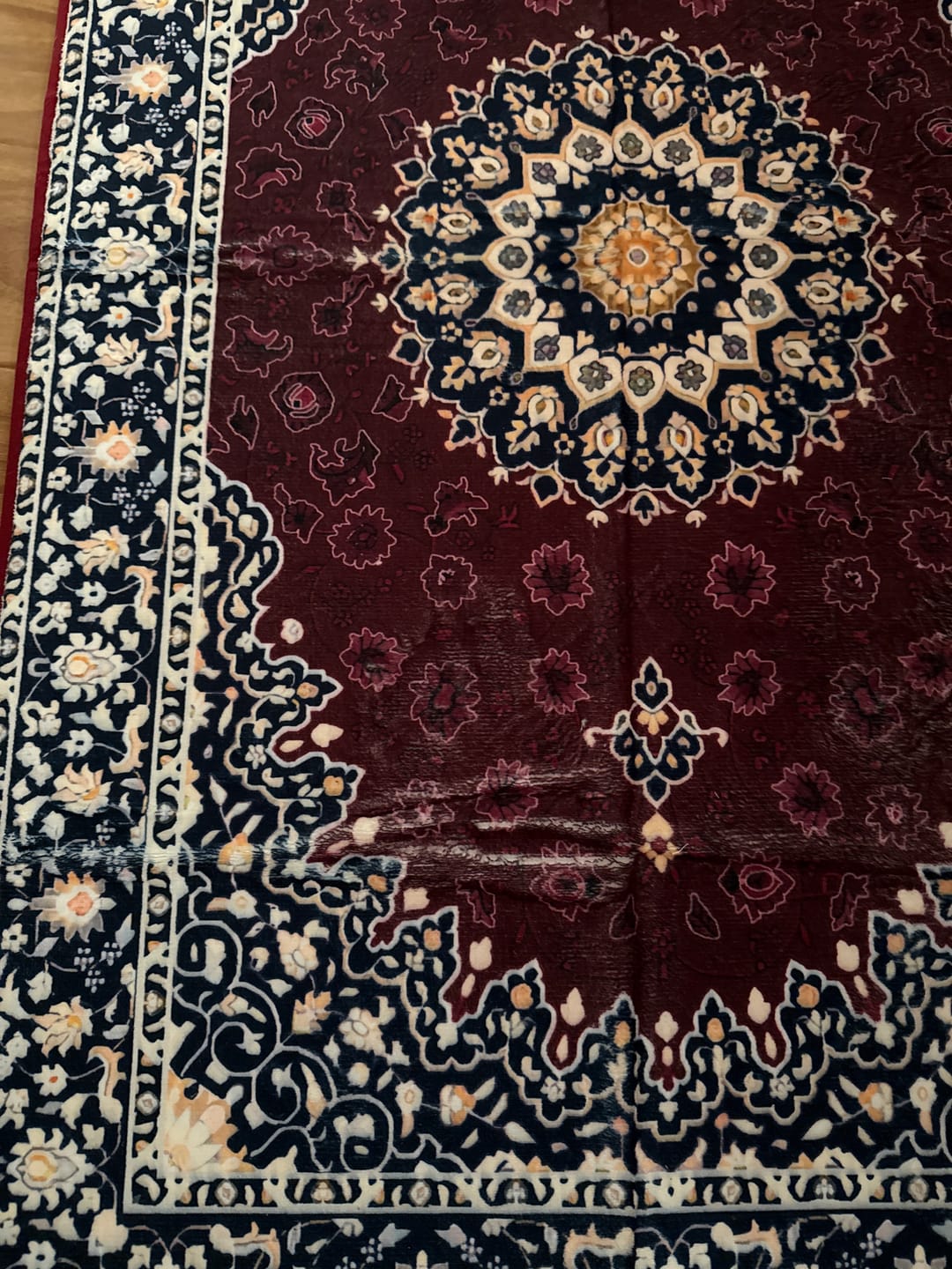 Customer photo review of Moroccan Padded Prayer Mat