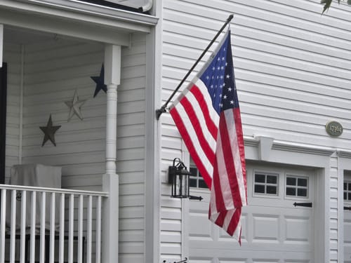 Customer photo review of 4' x 6' American Flag