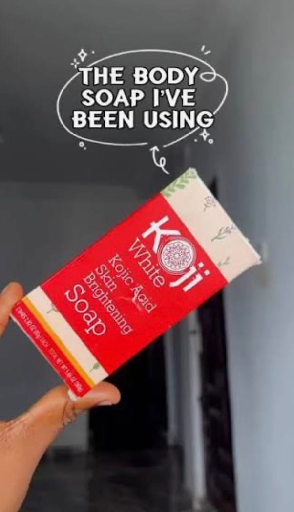 Customer photo review of Pure Kojic Acid Skin Brightening Soap (2 Bars)