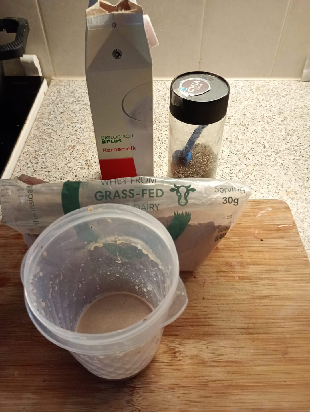 Customer photo review of Grass-fed Whey