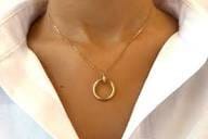Customer photo review of Nail necklace