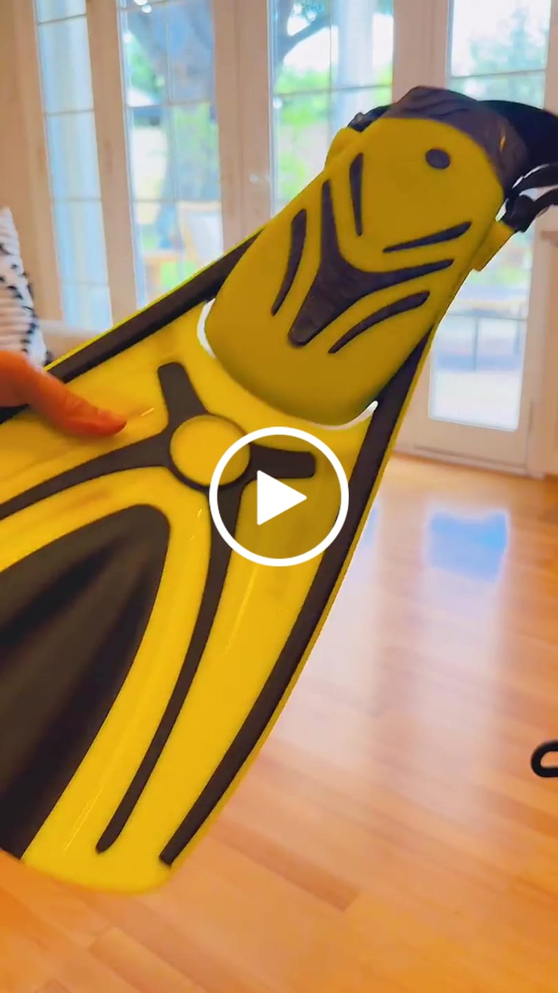 Customer video review of Tilos Aubade Open Heel Fin