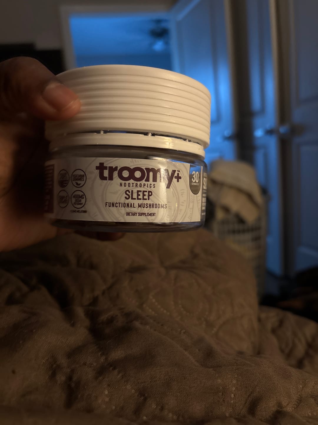 Customer photo review of Sleep: Reishi Mushroom Gummies With Melatonin