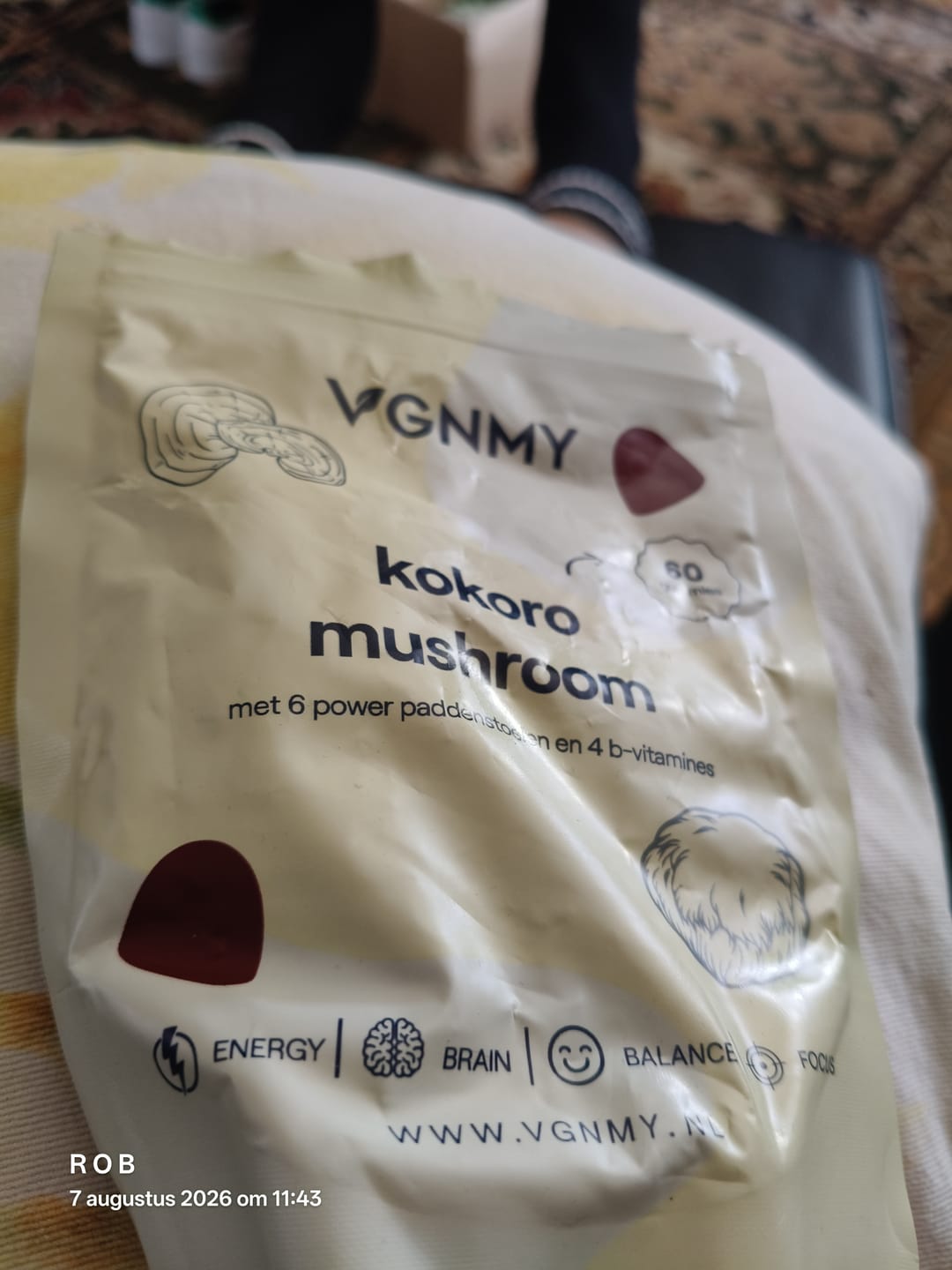 Customer photo review of Mushroom Gummies