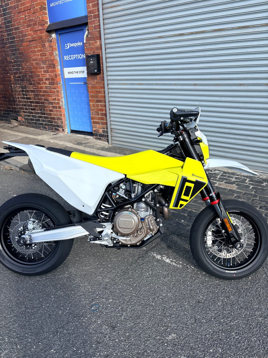 Customer photo review of Husqvarna 701 2026 GRAPHICS - "MarkSeven" (Blue)