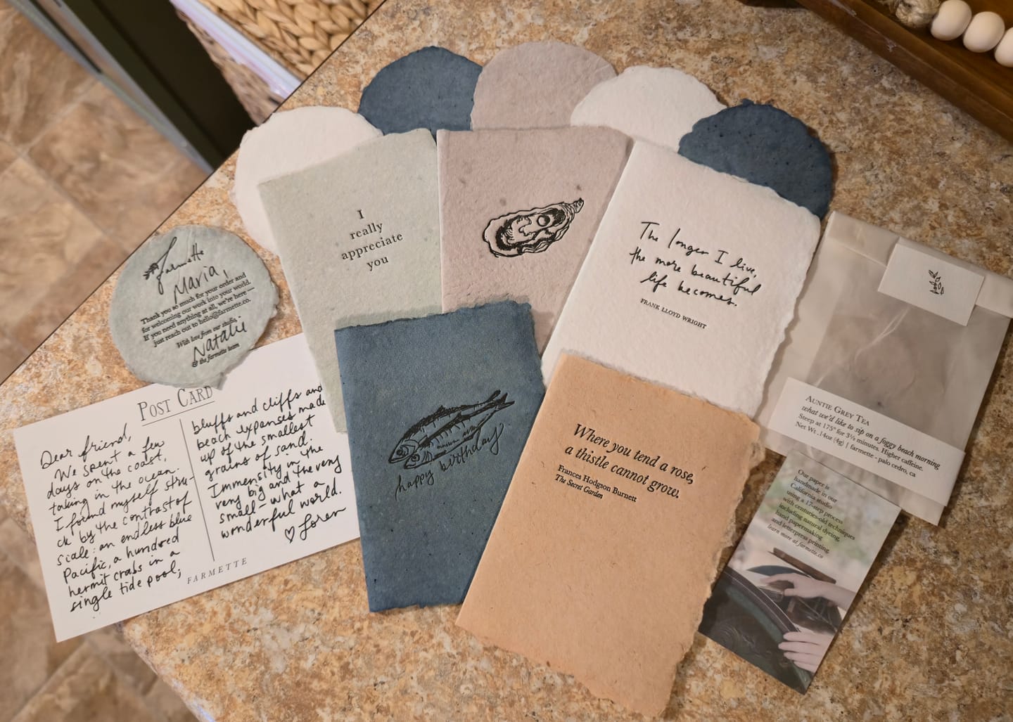 Customer photo review of free gift with first order