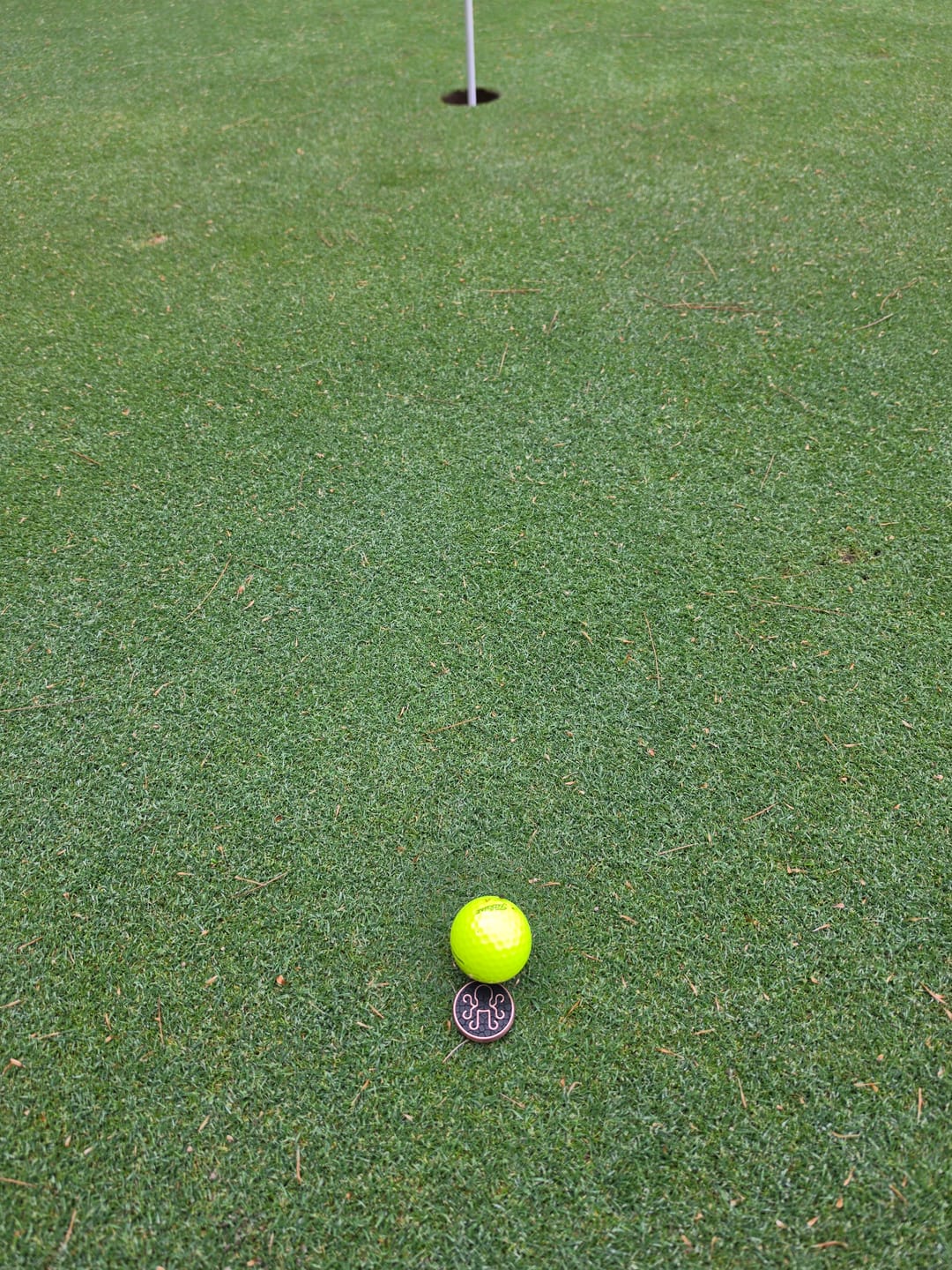Customer photo review of BEDROCK - Copper Golf Ball Marker