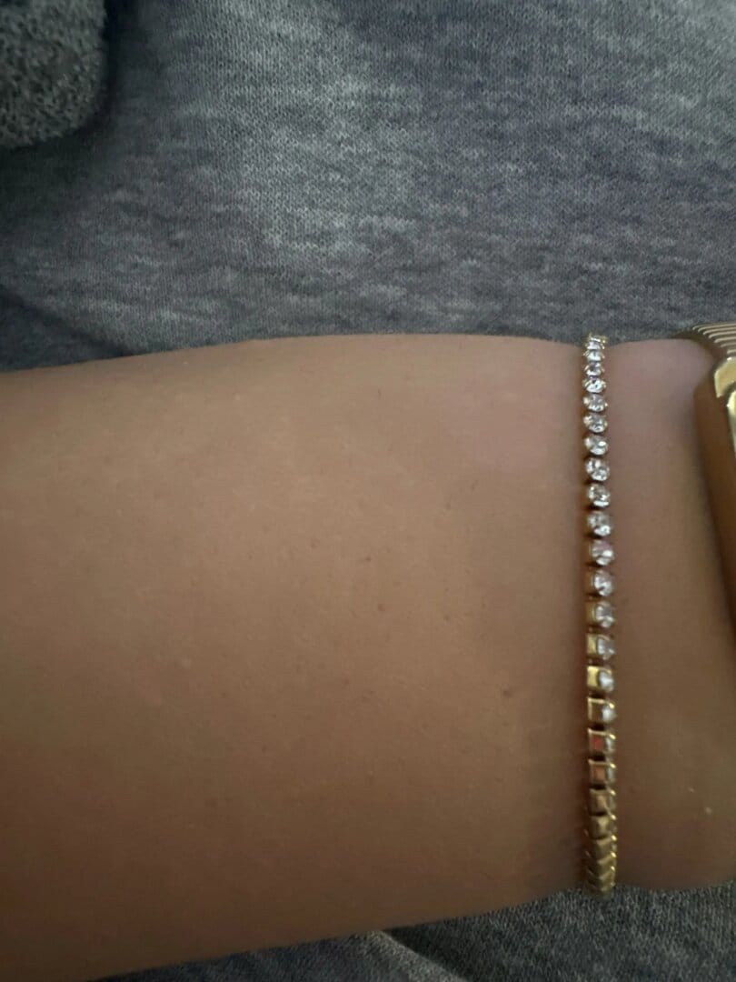 Customer photo review of Monaco Tennis Bracelet