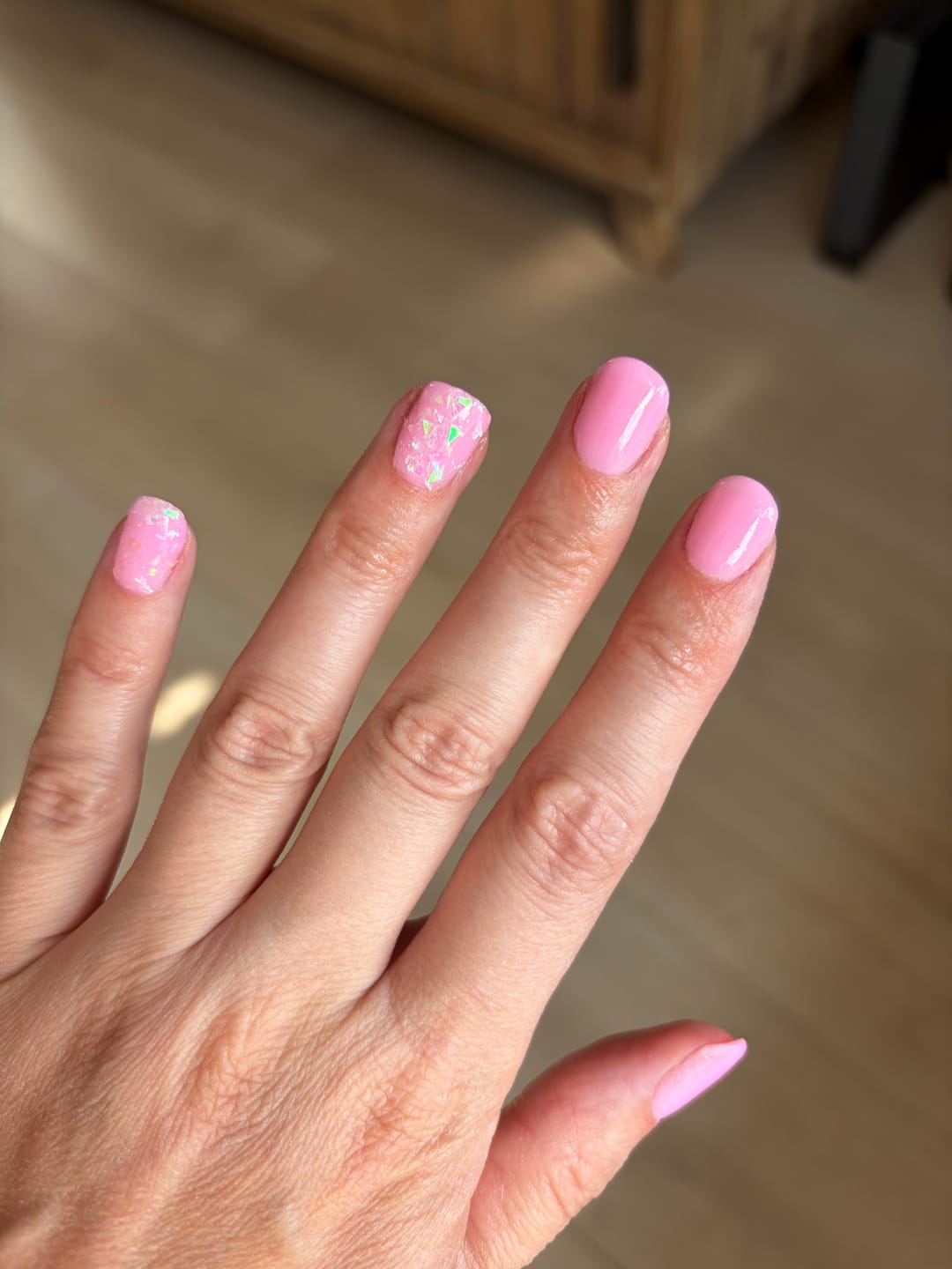 Customer photo review of Mermaid Dipping Powder