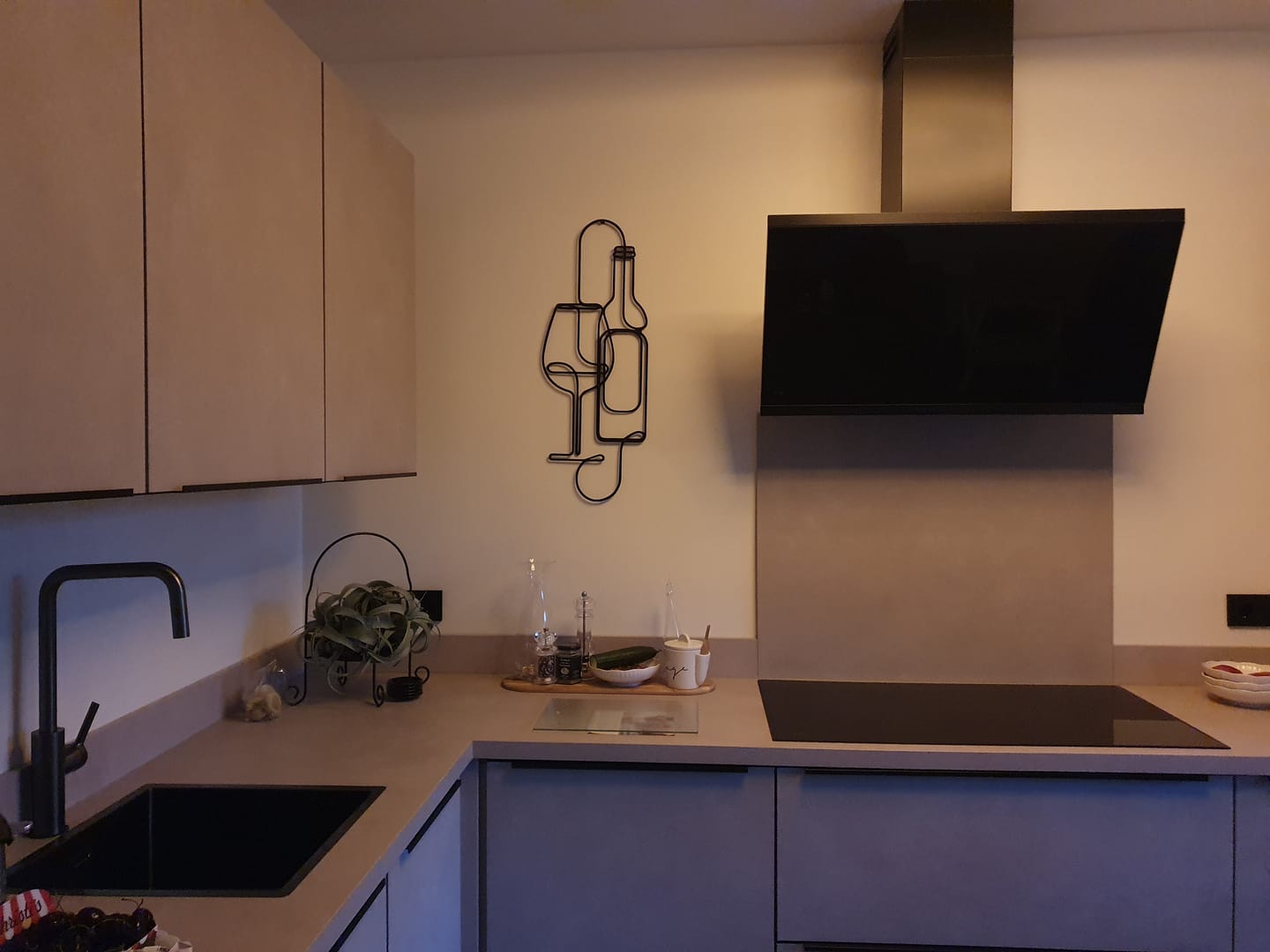 Customer photo review of Décoration Murale en Métal - Thème de vin