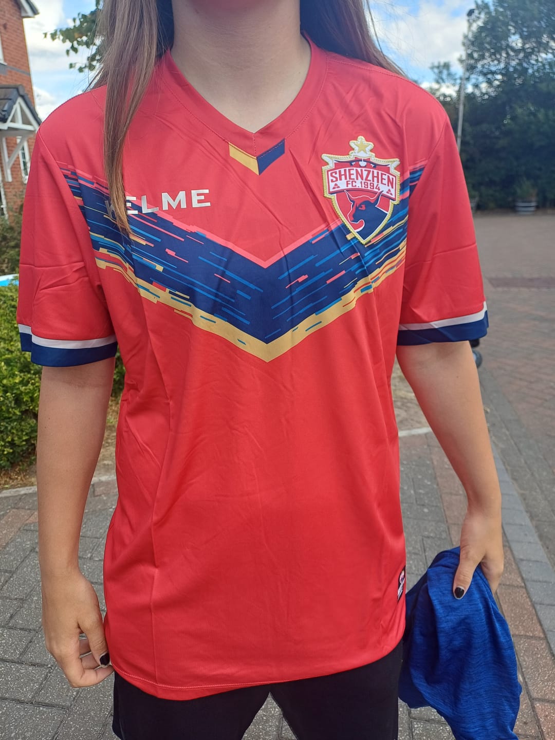 Customer photo review of Kid's Football Shirt Mystery Box