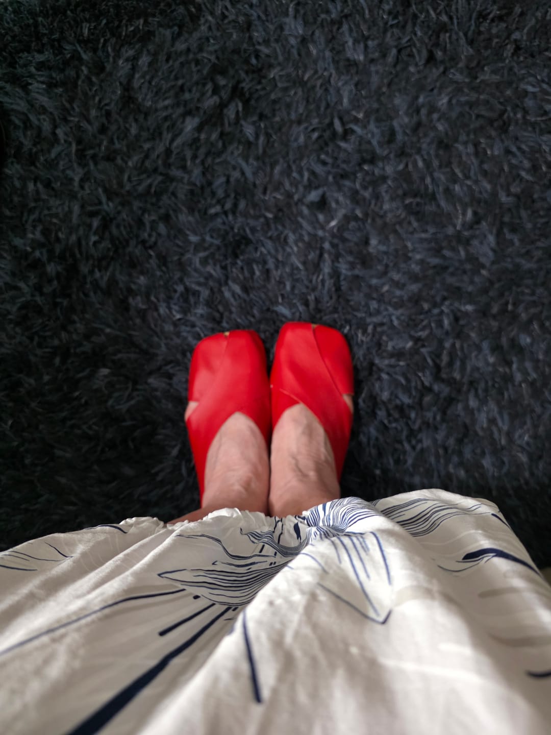 Customer photo review of Women Summer Solid Leather Spliced Slippers