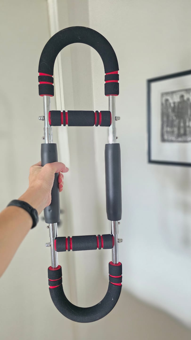 Customer photo review of Twister Arm Trainer – Byg en stærkere overkrop derhjemme