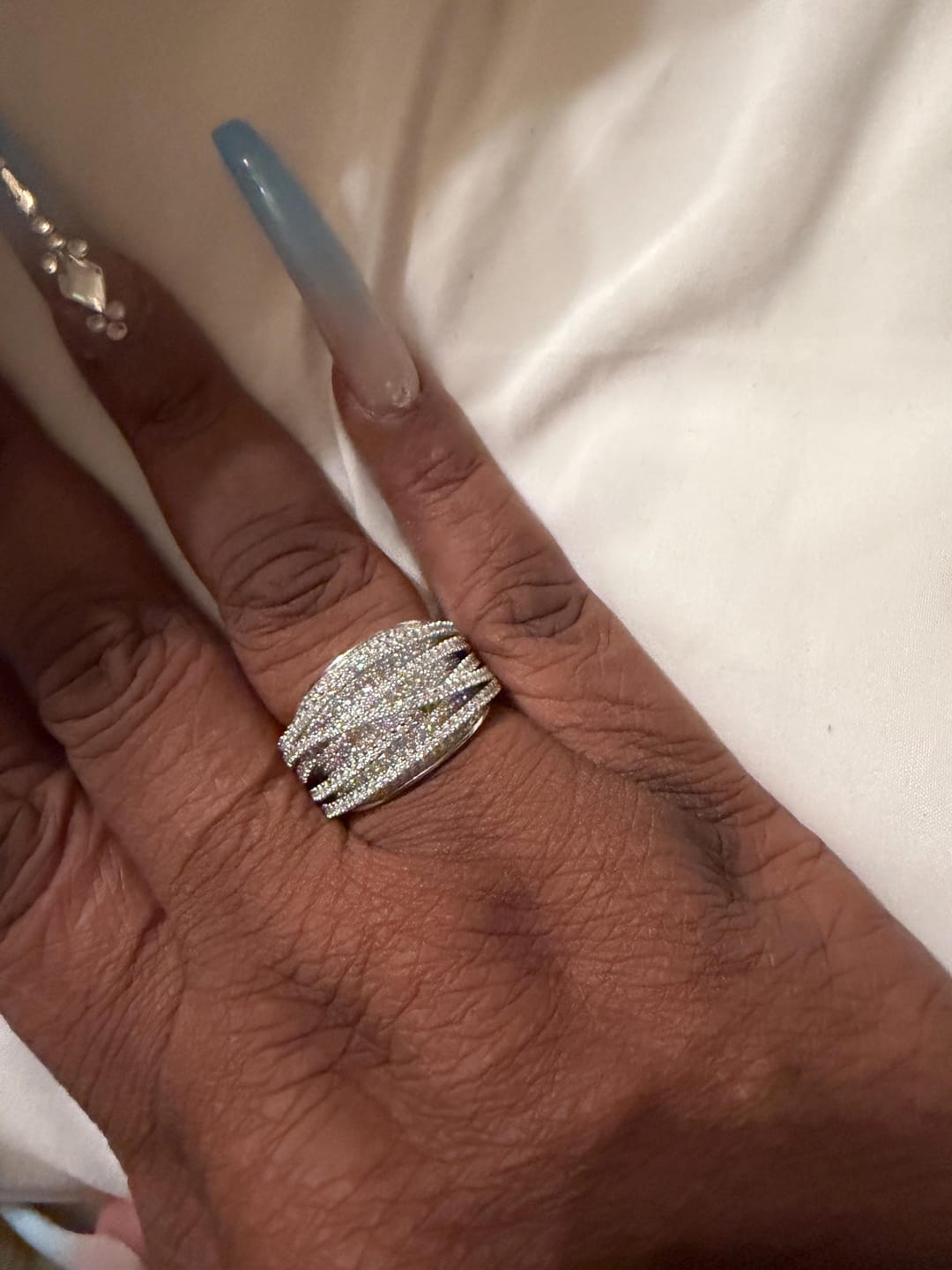 Customer photo review of Infinity Embrace Ring