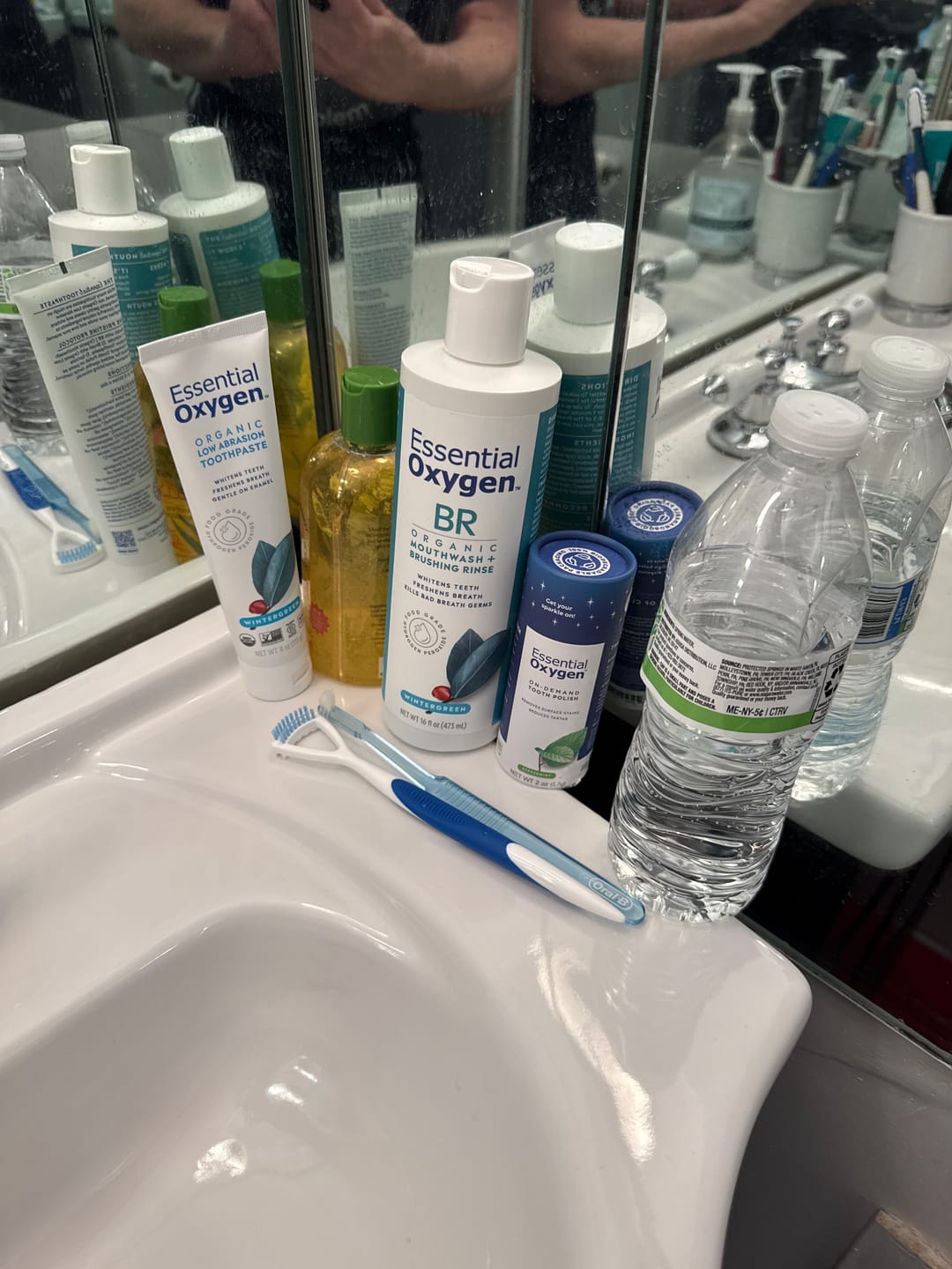 Customer photo review of Organic Low Abrasion Toothpaste | Rainbow Pack