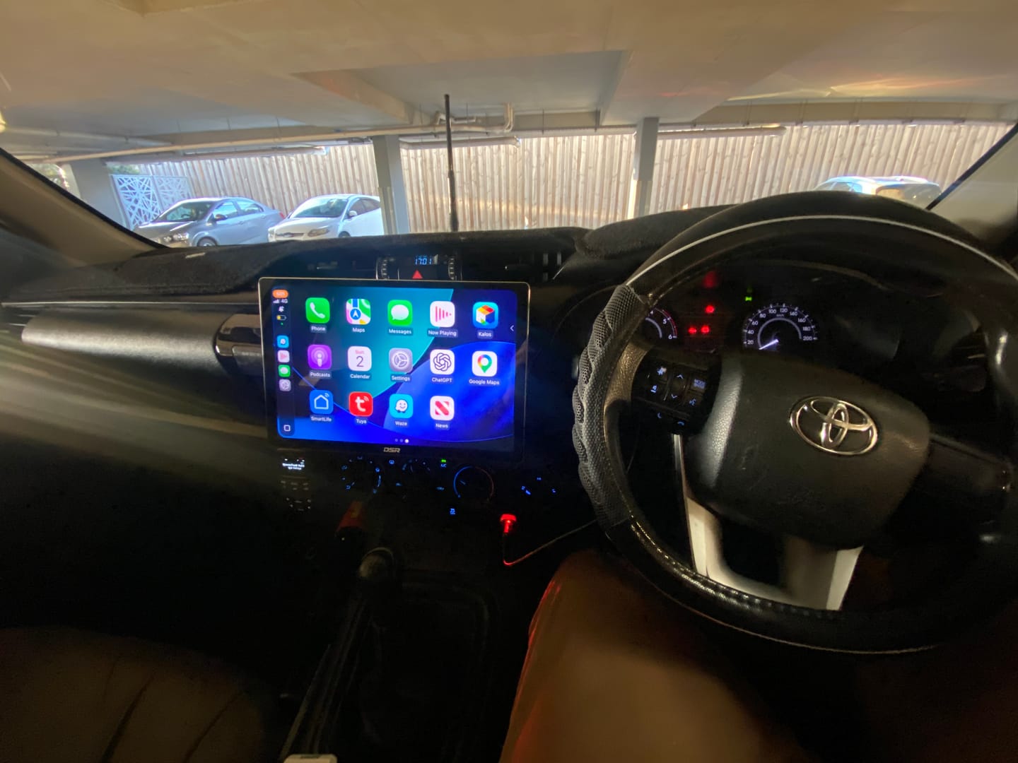 Customer photo review of Toyota Hilux N80 13 Inch DSR Head Unit