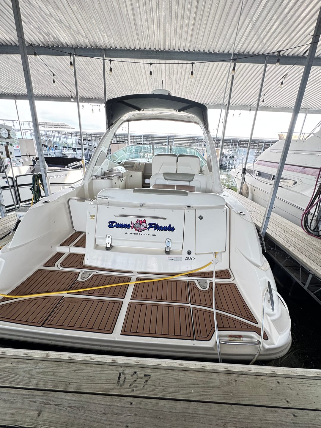 Customer photo review of Custom Digital Boat Name Logo Design