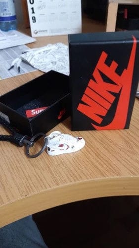 Customer photo review of AF1 Collection | Mini Sneakers Keychain