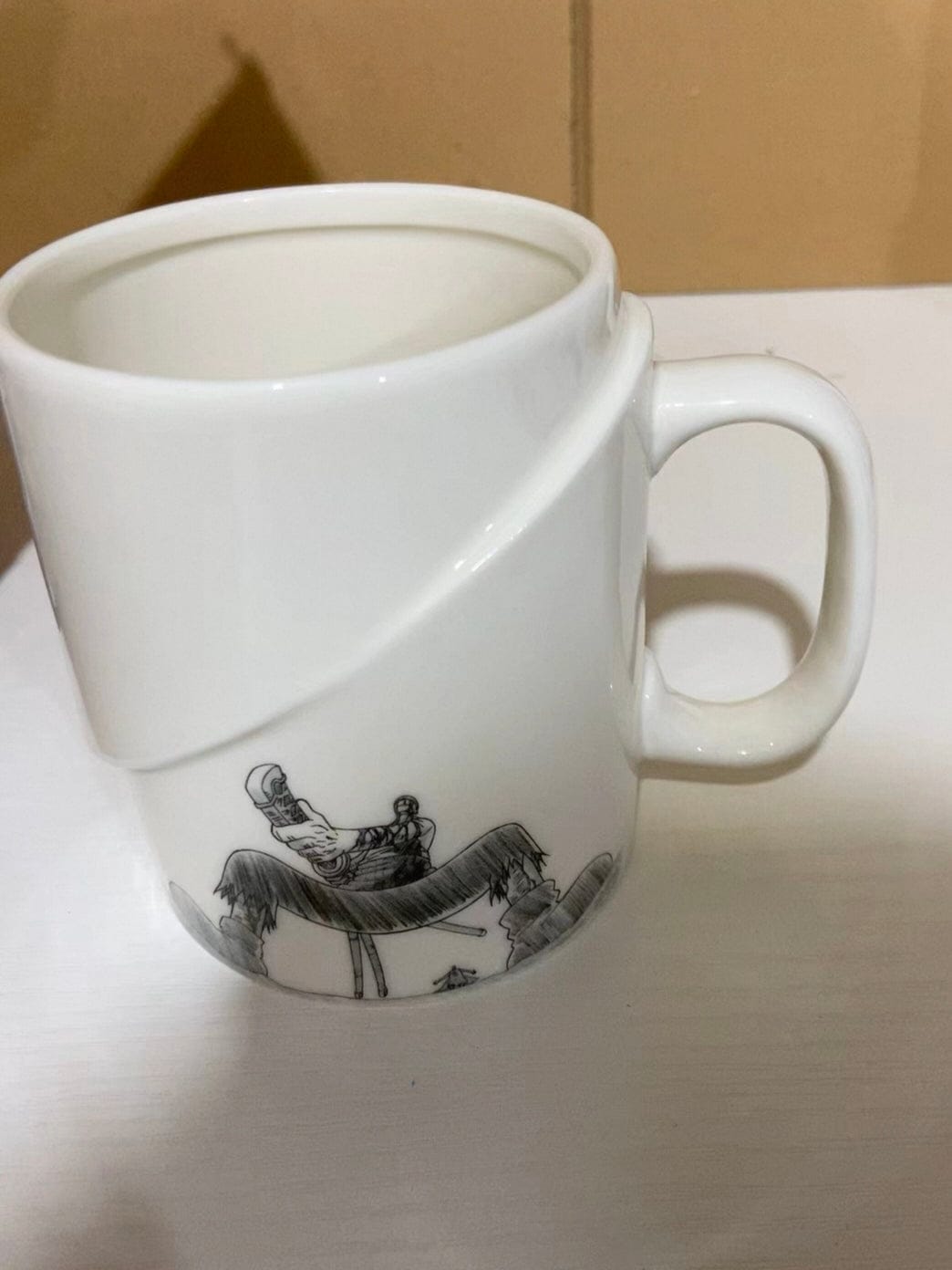 Customer photo review of Shishi Sonson Zoro Sliced In Half Mug