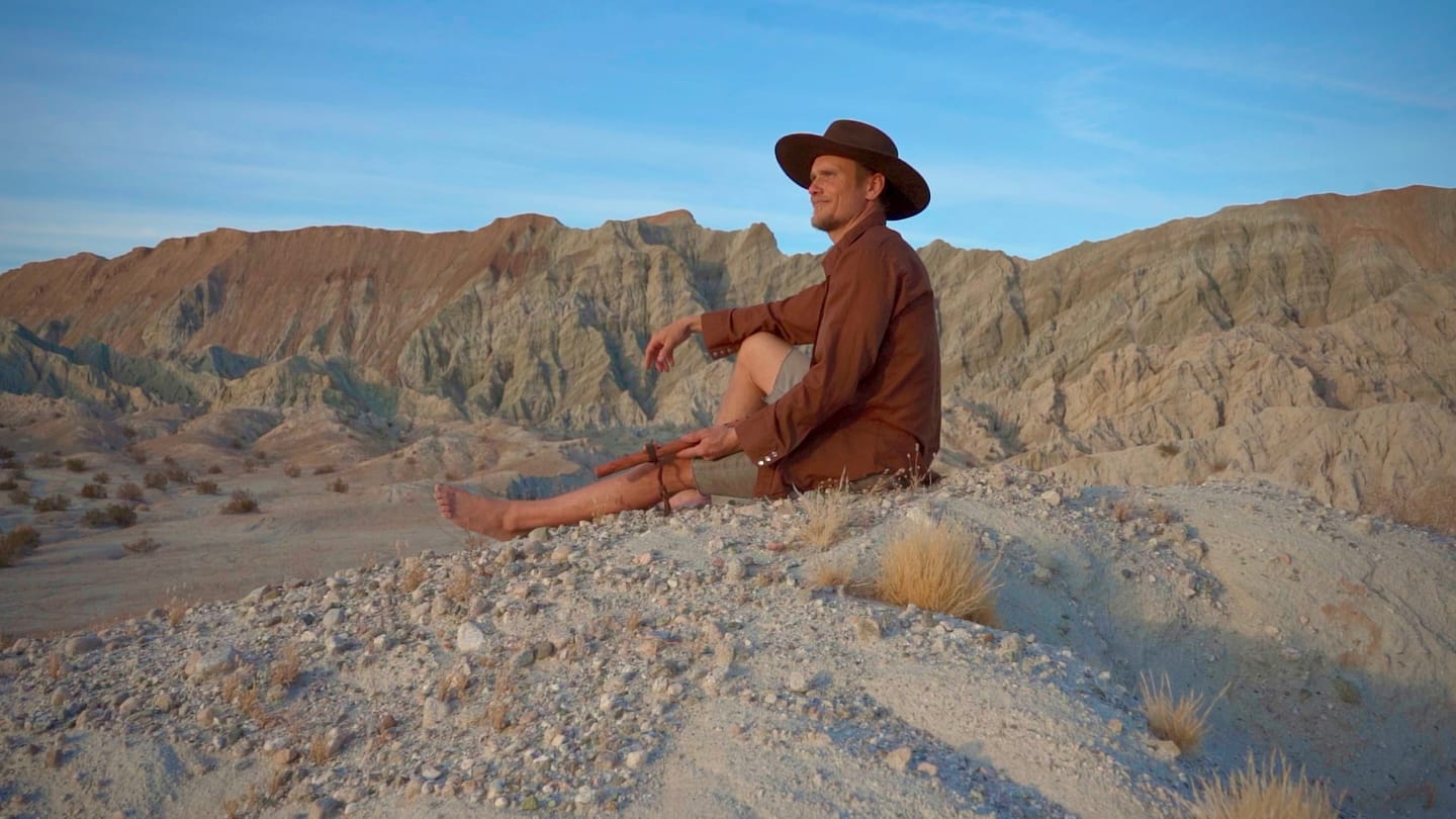 Andrew T. wearing the La Vida Wool Rancher Hat