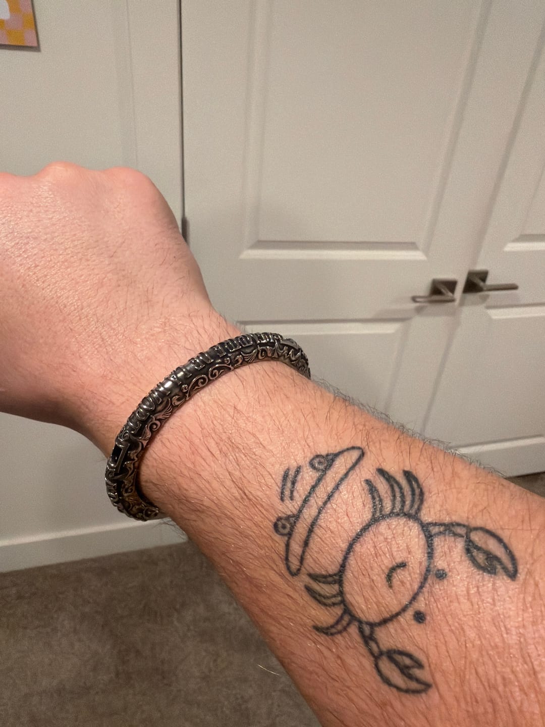 Customer photo review of CATACOMBS BANGLE BRACELET