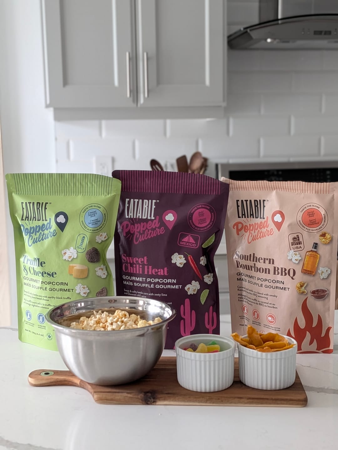 Customer photo review of Popped Culture - Taste the Globe Trio Bundle