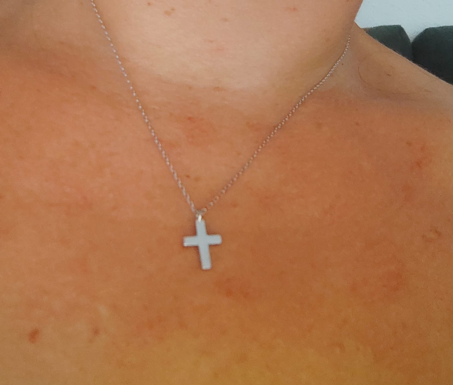 Customer photo review of Collar Cruz Cristiana