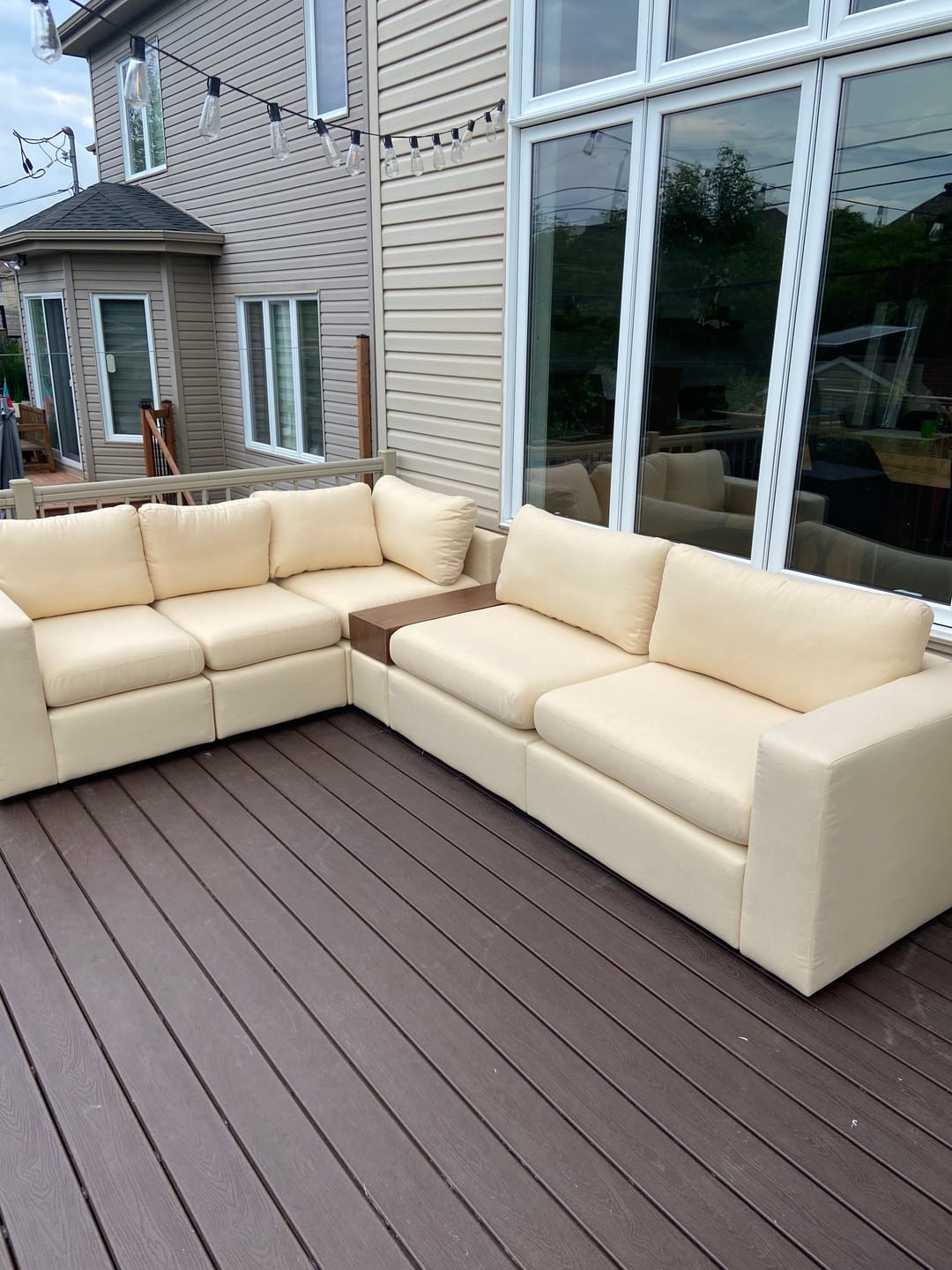 Customer photo review of Outdoor Elite Comfort Sectional