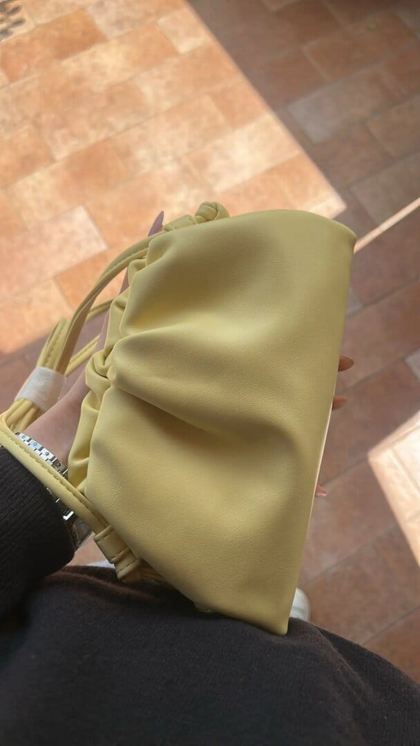 Customer photo review of Mila Poche metallic bag