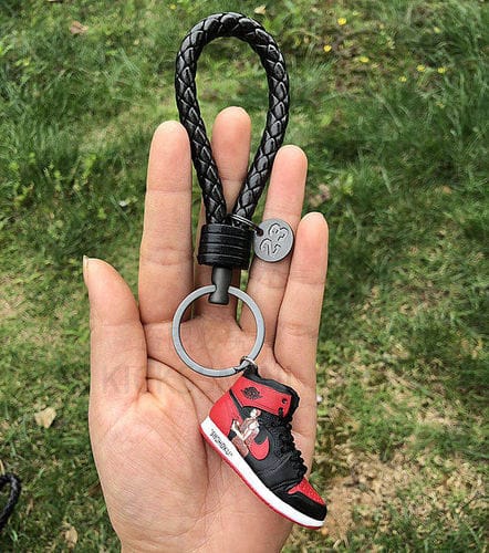 Customer photo review of AJ1 Collection | Mini Sneakers Keychain