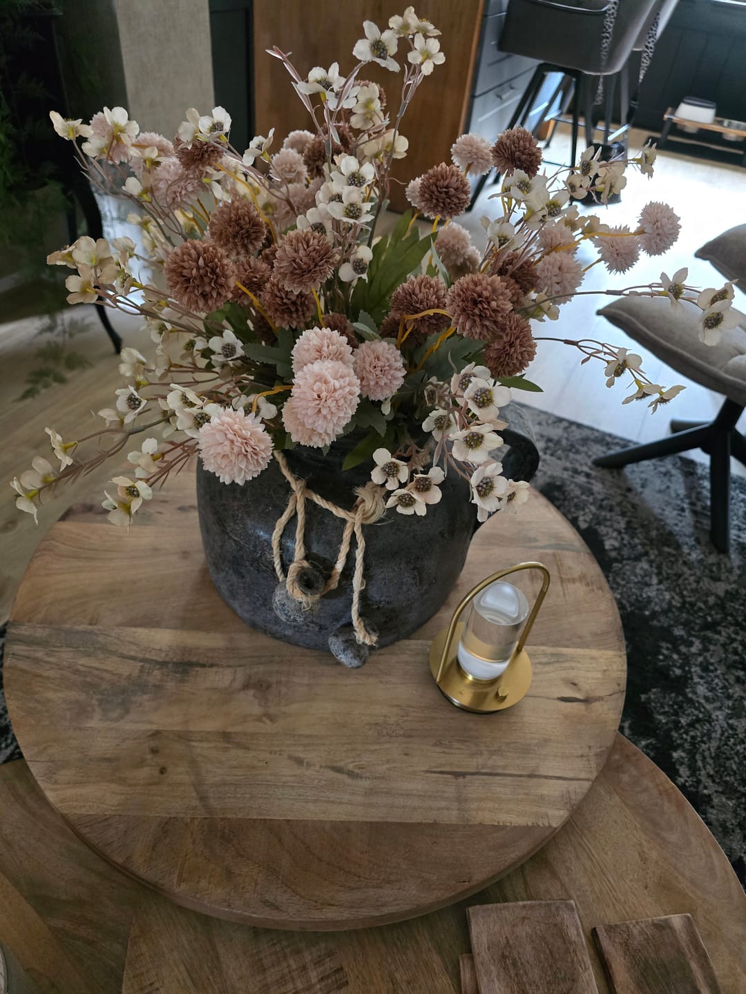 Customer photo review of Wax Arrangement - Crème mix
