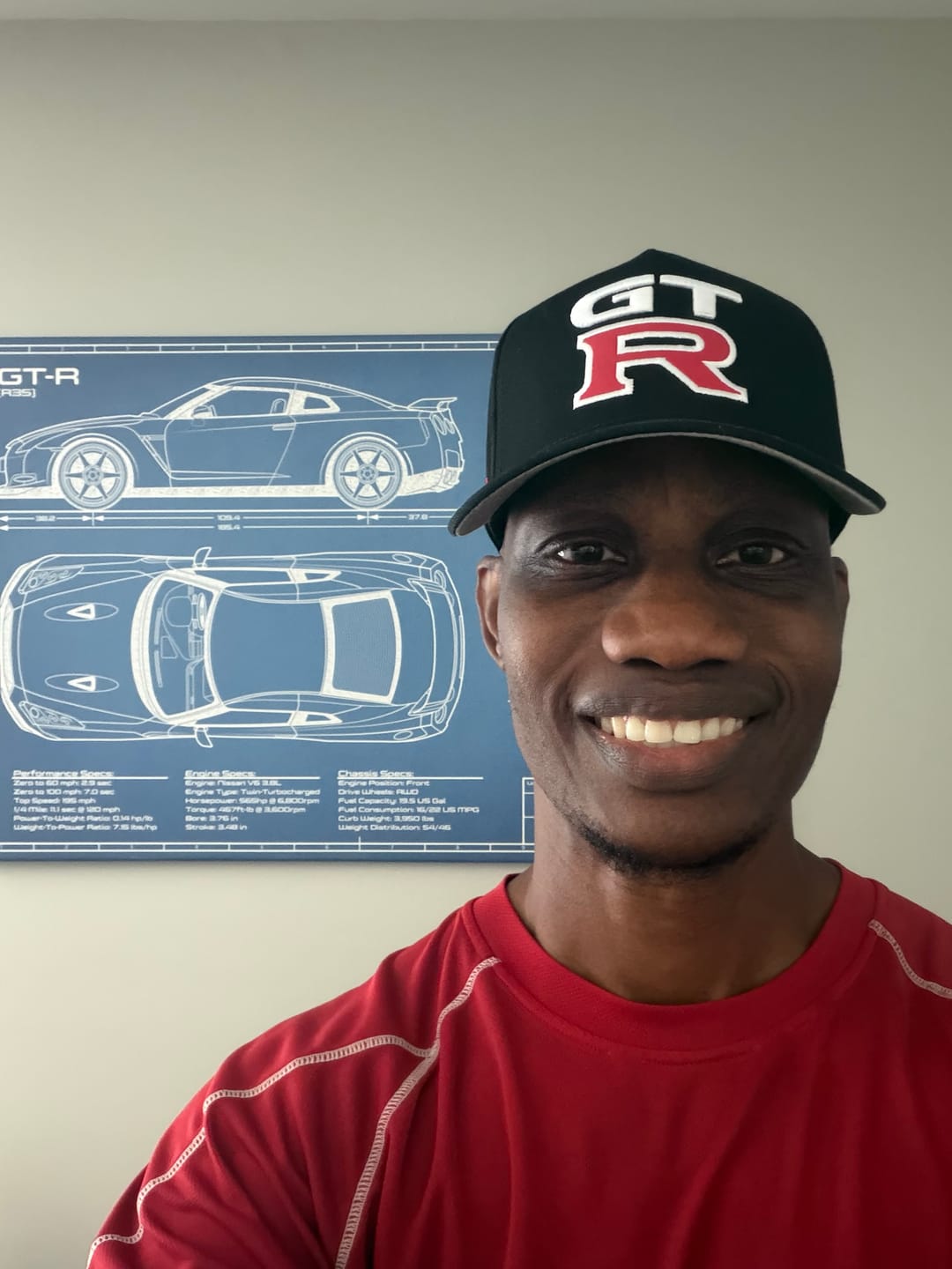 Customer photo review of Nissan GTR A-Frame Cap