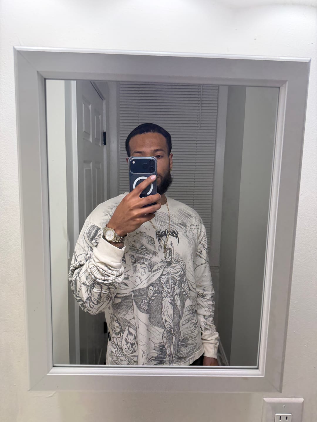 Customer photo review of 8002 - Batman Comic Longsleeves