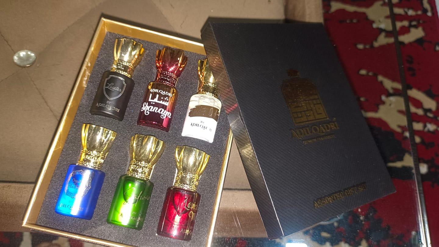 Customer photo review of Assorted Luxury Attar Perfume Gift Set (6 × 5.5Ml)