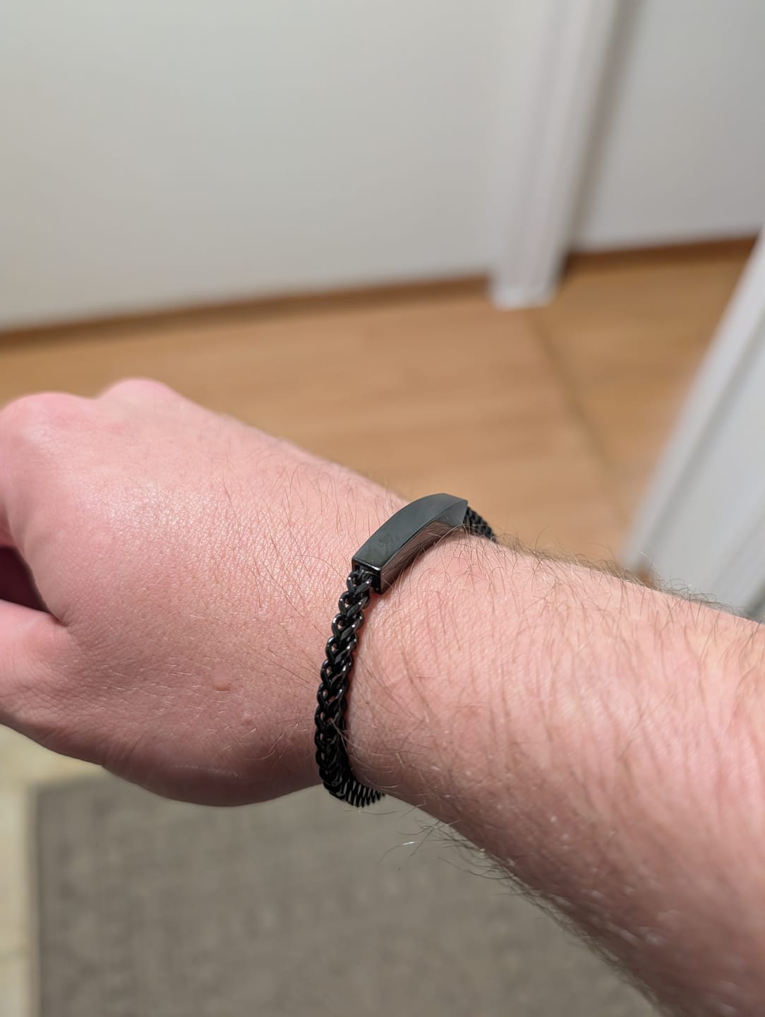 Customer photo review of Franco Link ID Urn Bracelet | 4MM