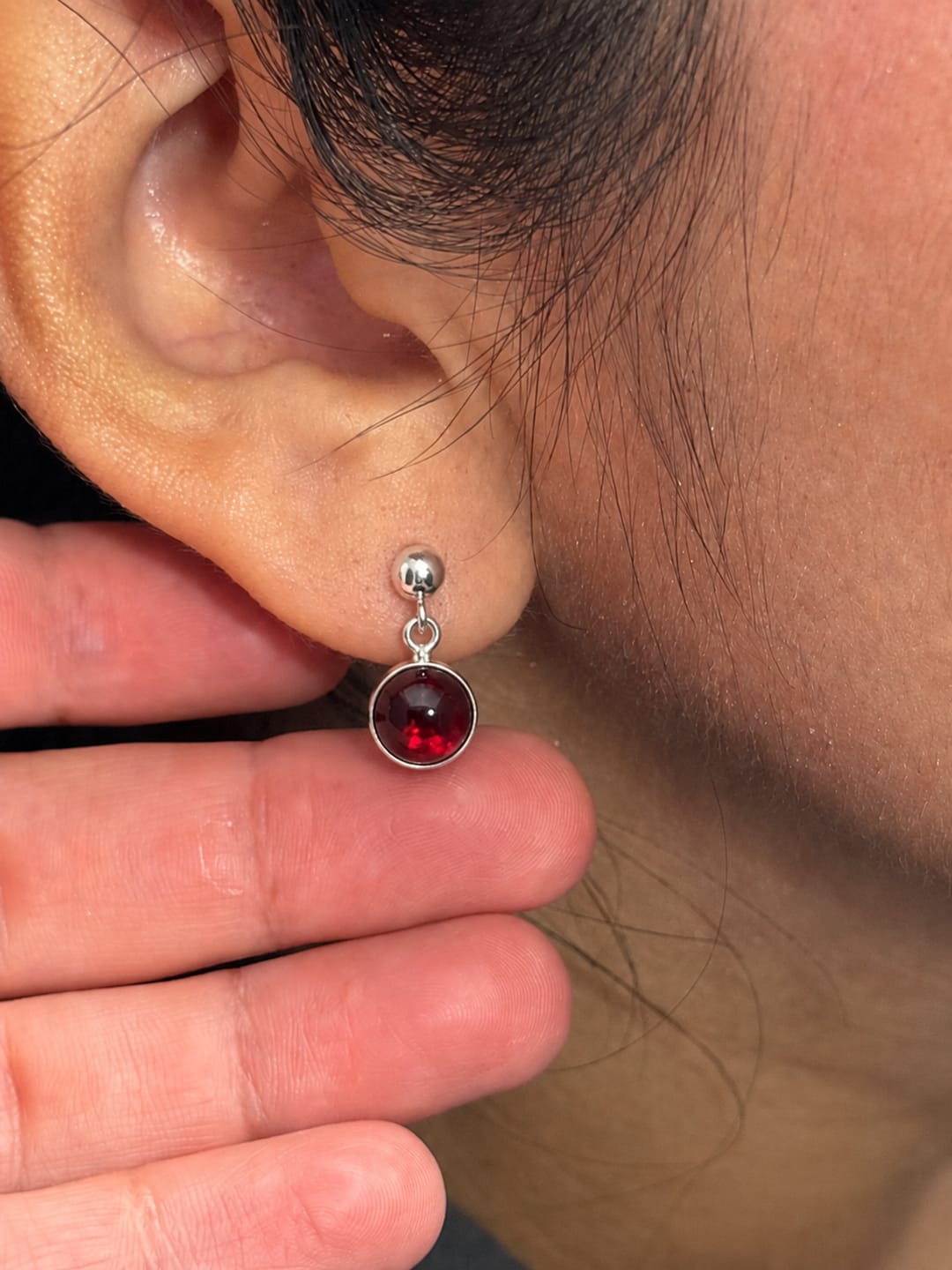 Customer photo review of Aretes Atardecer en Chichonal