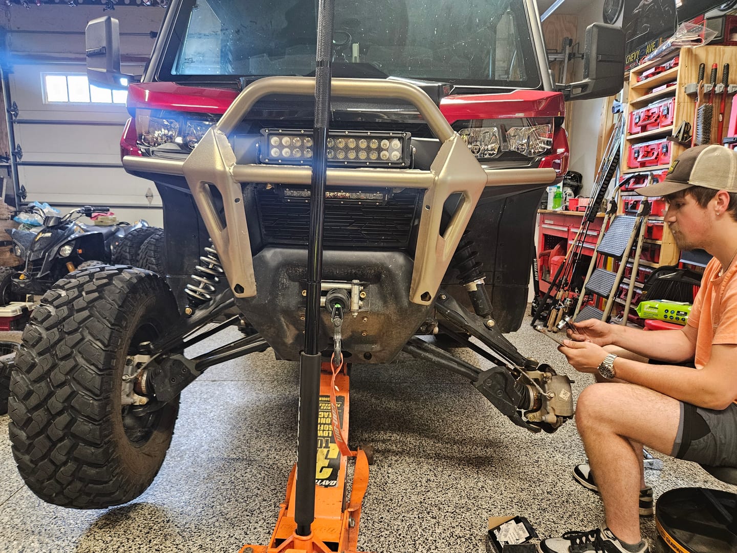 Customer photo review of FOX QS3 Shock Set for Can-Am Defender HD10 Models