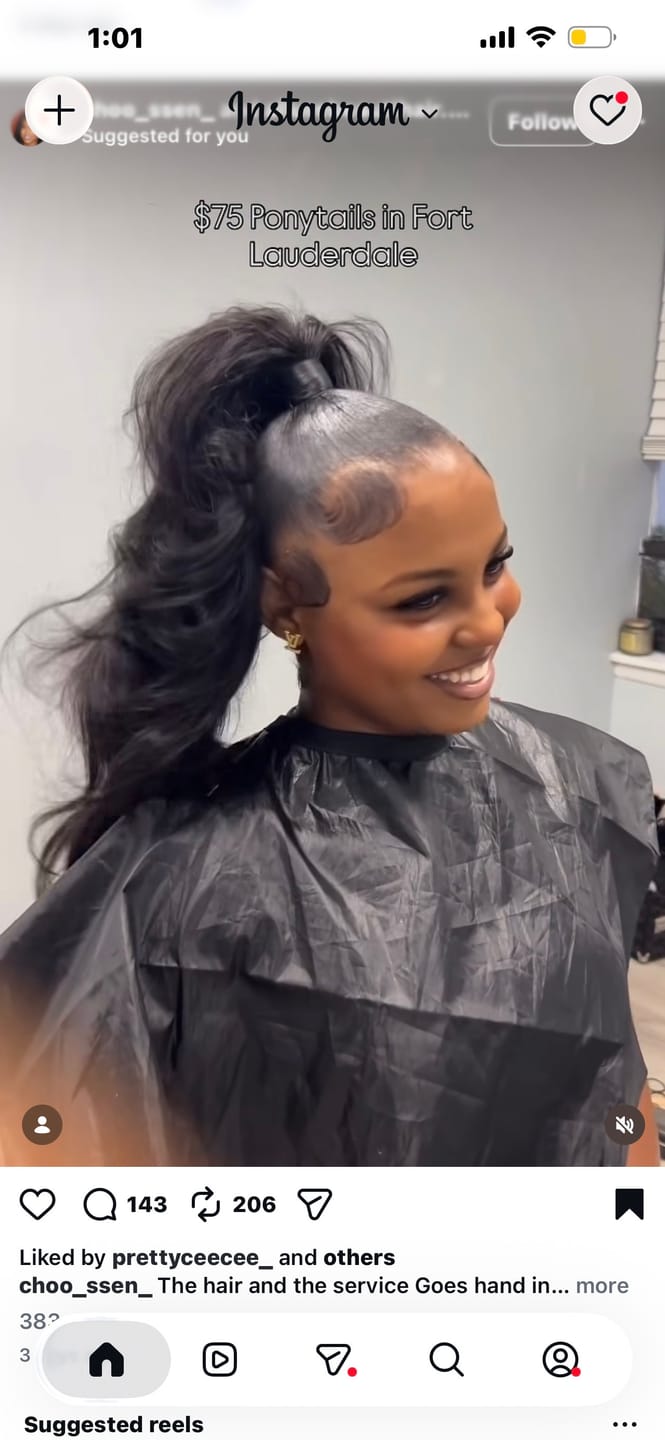 Customer photo review of 100% NATURAL HAIR GROWTH OIL - 2oz / 58ml
