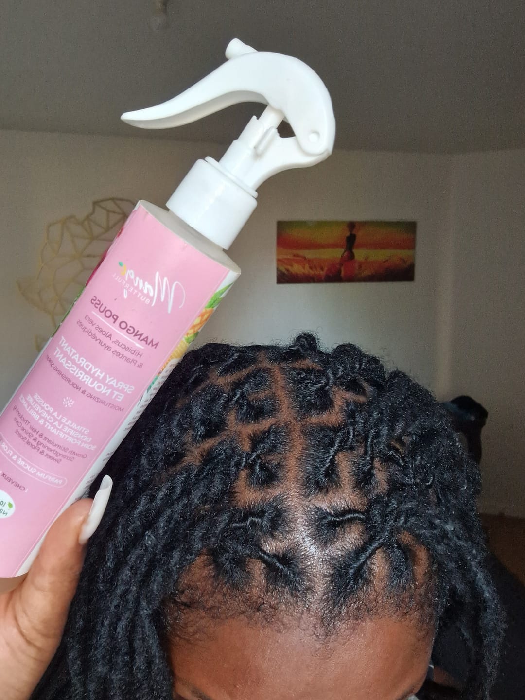 Customer photo review of Spray Hydratant et nourrissant - MANGO POUSS
